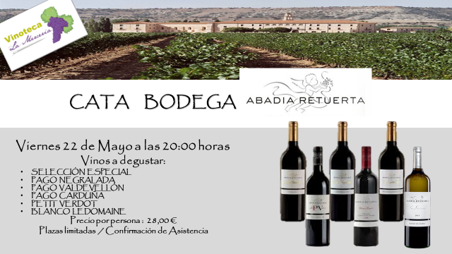 VMerceria's tweet photo. Este viernes contamos con los vinos de @AbadiaRetuerta. OS ESPERAMOS. #wine http://t.co/cvPgdqKmlD
