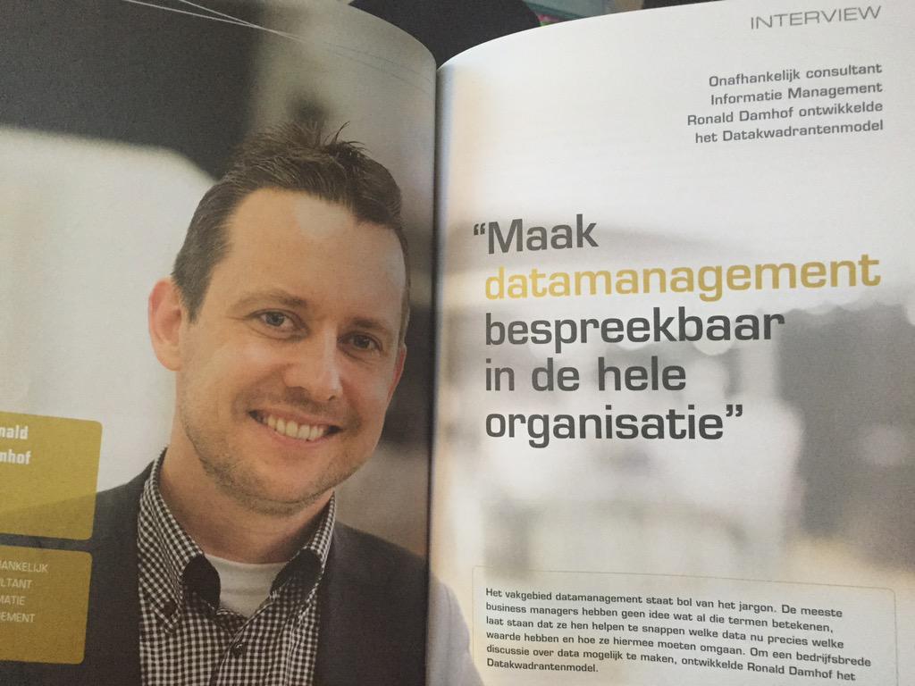 RonaldDamhof's tweet image. Love new &apos;Future Bright&apos; magazine @SAS_Netherlands &apos;A data driven reality&apos;. Interview with yours truly #dataquadrant