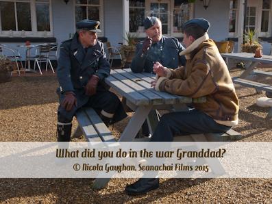 Here's a still from my short film. We worked with some WW2 RAF reenactors who were cool #ealinghour