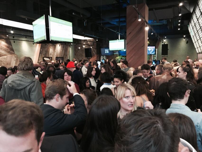 ccatterall's tweet photo. @shakeshack #stratford opening party, looking good! @HDHRealEstate #leisure deal http://t.co/JRzObaATEA