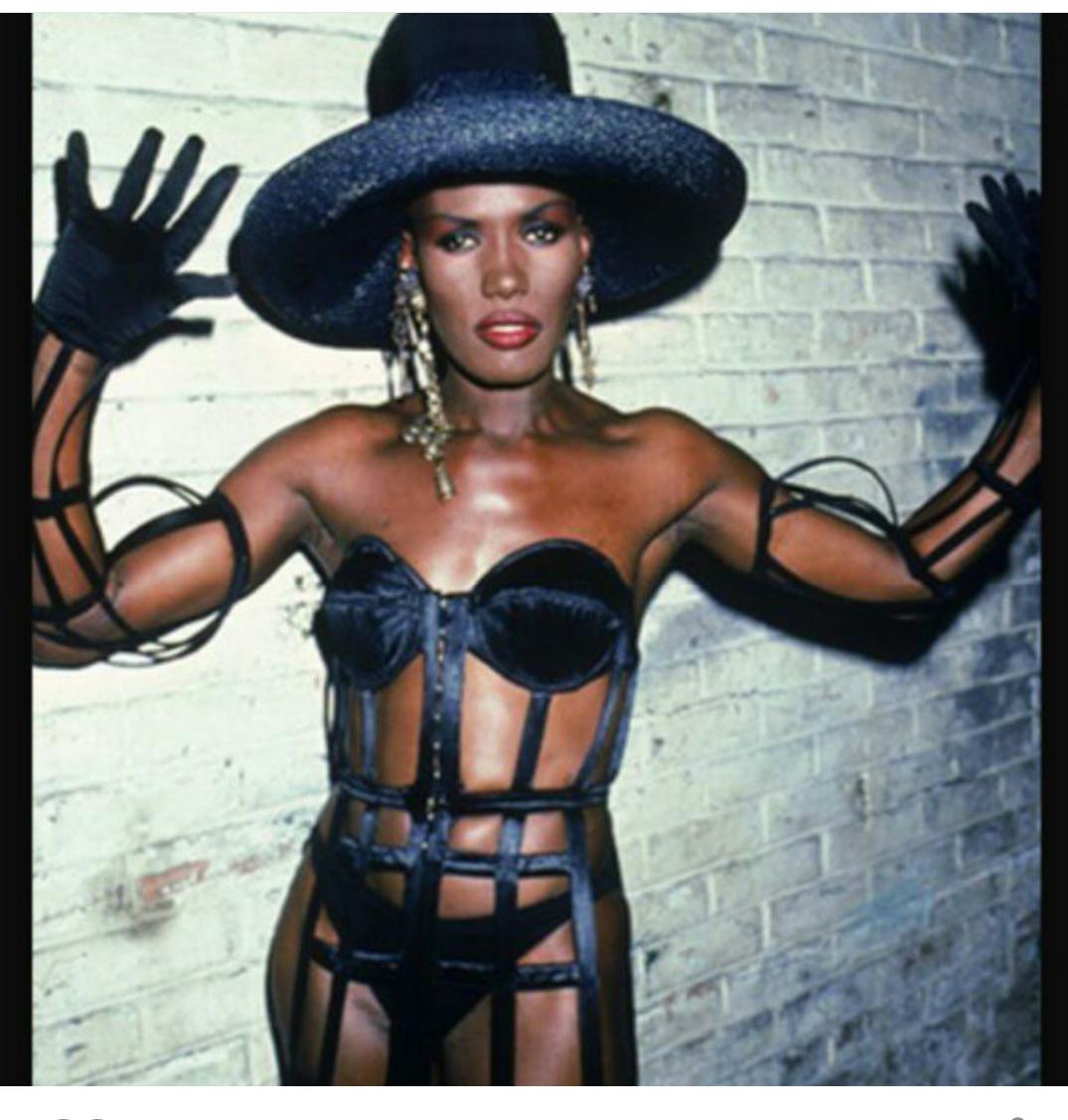Happy birthday to my idol and fellow chocolate sistah Miss. GRACE Jones! 