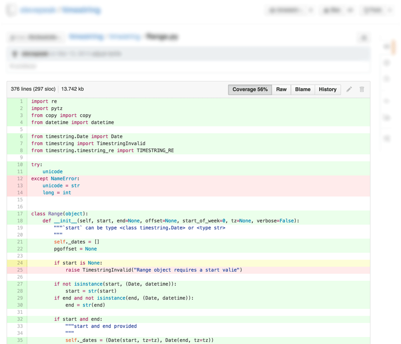 pawelwiejacha's tweet photo. #Scala code coverage in github from @Codecov. Nice alternative to coveralls with a browser plugin - via @VladUreche http://t.co/MKSlyloga6