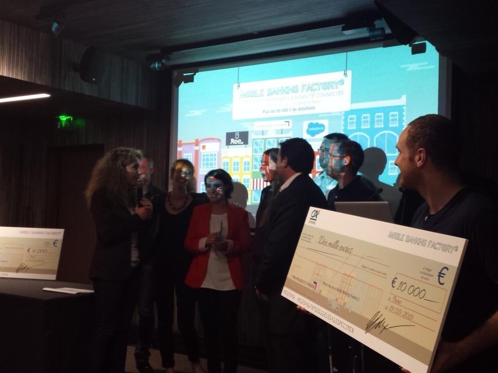 BeMyAppFR's tweet photo. Le prix @PSA_news revient à #Billit #MBF2 http://t.co/Ag4YNxVL36