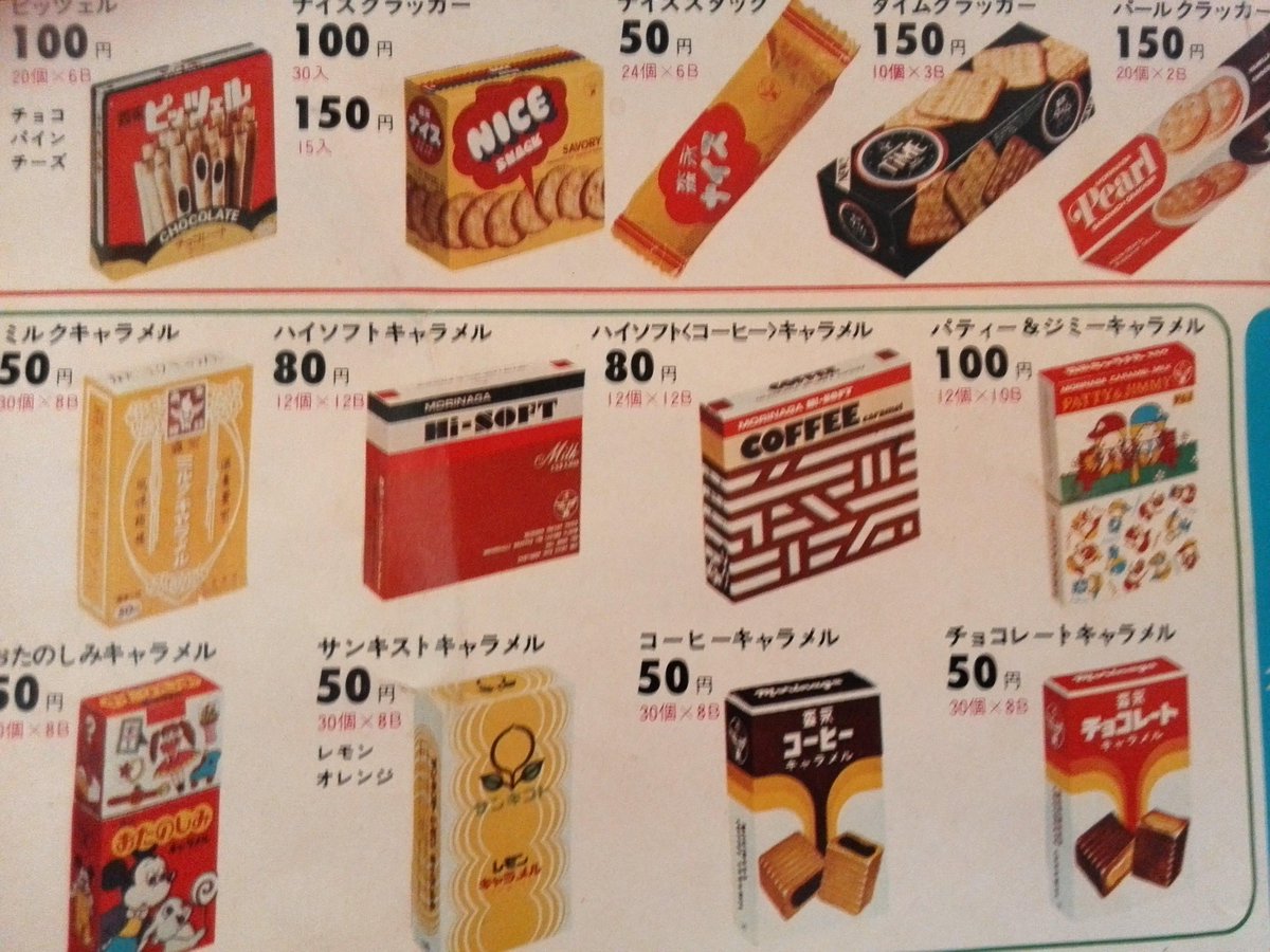 昭和ギャラリー 1976年 森永製菓の懐かしお菓子 Http T Co Dxfrp9lvpe