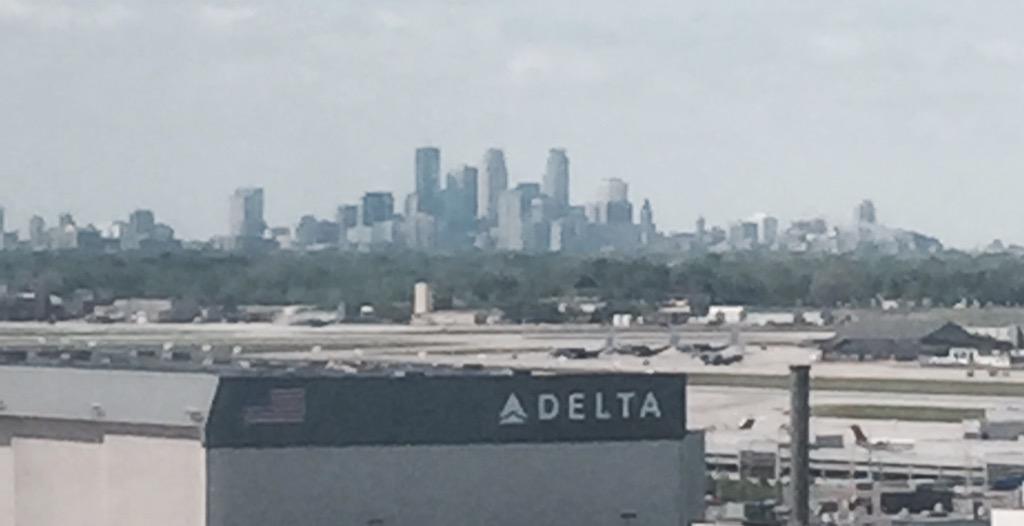 Stollings's tweet photo. Superb #BIG meetings w/ many of the sharpest leaders, AD's &amp; coaches in the biz. #Visionaries 
Hello Minneapolis... http://t.co/B4FOlxbYZS
