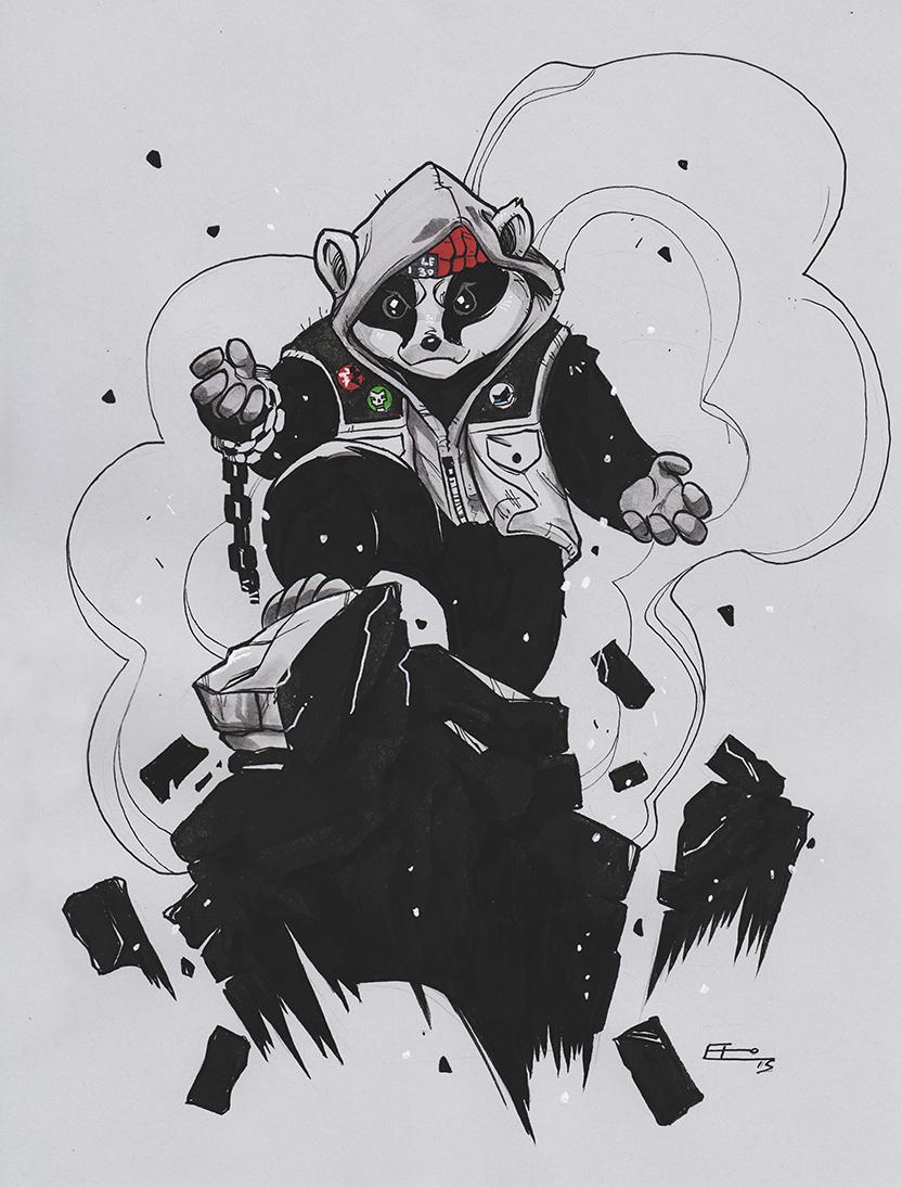 EMannLand's tweet photo. Shipping #SolidZero to #PSAccess. I am including a fun little drawing Of #DelsinRodent @rob_pearson86 @PlayStationUK http://t.co/u9GYMnbq5I