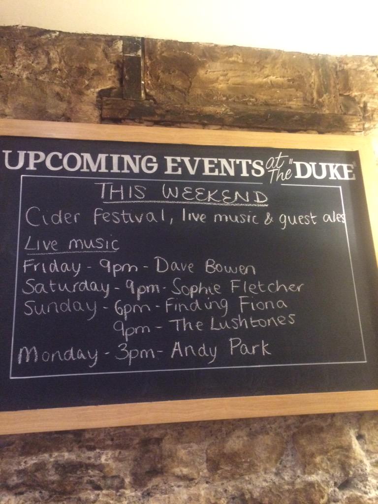 Here's the live music line up for this weekends Food and Drink Festival!