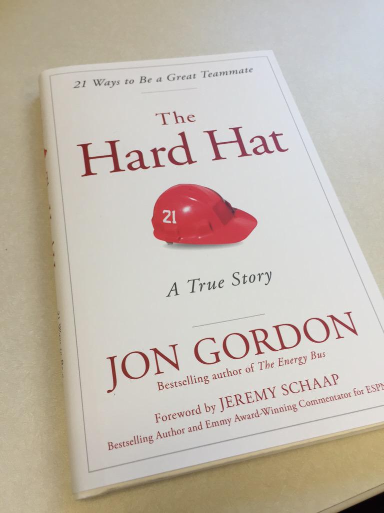 Corey_McL's tweet photo. Arrived in the mail... Looking forward to reading "The Hard Hat" by @JonGordon11. http://t.co/hk6j46OTYo