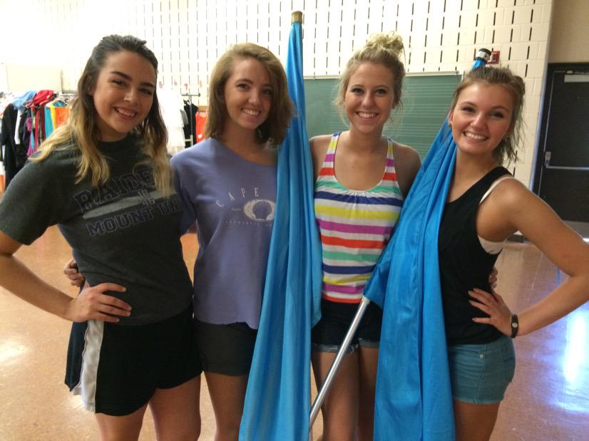 box_dl's tweet image. Preparing for Memorial Day!! #alumnigivingback @RHLSD_Colts #GoColts #colorguardforever