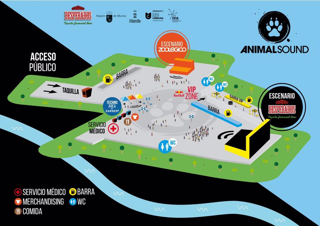 AnimalSoundFest's tweet photo. Ya tenemos PLANO DEL RECINTO #AnimalSound2015 #LAFICA #20JUNIO
🔝RT Y GANA 2 ABONOS VIP+2 CAMISETAS🔝 http://t.co/FnjXNm6IIh