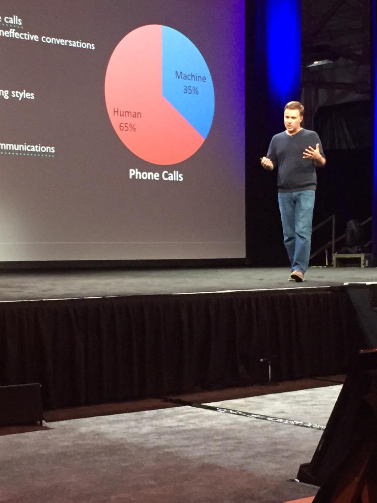 ThinkVoiceHQ's tweet photo. "Lack of context is why [Trulia] agents don't answer phone calls". #SignalConf http://t.co/0XsOcsFTfS