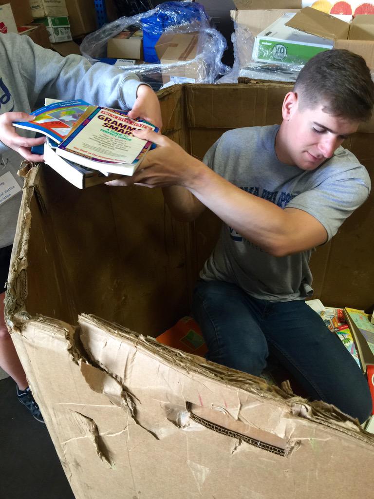 Volunteering at the Topeka Rescue Mission today