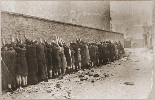 RealTimeWWII's tweet photo. Nazi forces have crushed the uprising in the Warsaw ghetto. In 1 month, 13,000 Jews killed, 56,885 sent to death camp http://t.co/EfhYiigXvn