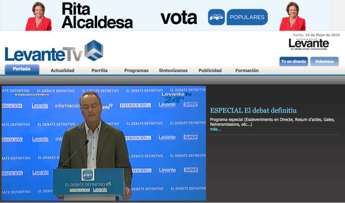 marcbellvis's tweet photo. Ere necessari la publi de Rita @levante_tv ? #DebateDefinitivo #FabraIncapaz #XimoPresident http://t.co/ZbX1qOpWOL