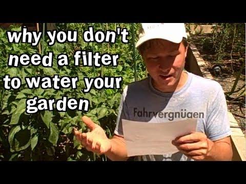 Why You Don't Need a Filter to Water Your Garden vid.staged.com/oiwp #rawfood #health