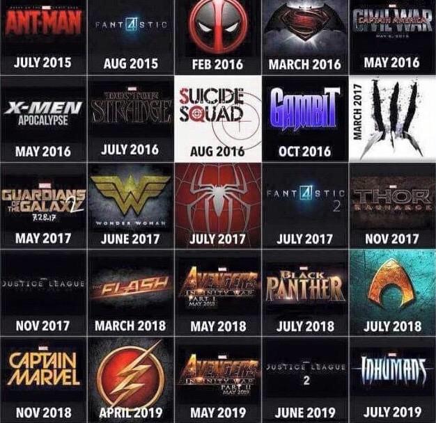 Updated... Better clear my schedule ! Who's hyped!? 
What are y'all most excited about!?