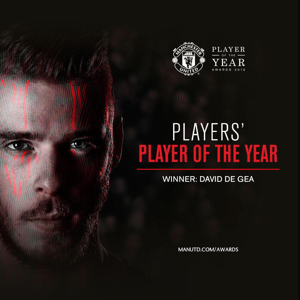 NasreddineBou's tweet photo. DAVID DE GEA BEST PLAYER OF THE YEAR GLORY GLORY UNITED 😍😍😍❤️🔴⚪️🔴⚪️💪🏻💪🏻💪🏻💪🏻 http://t.co/B2eSaGxh9x