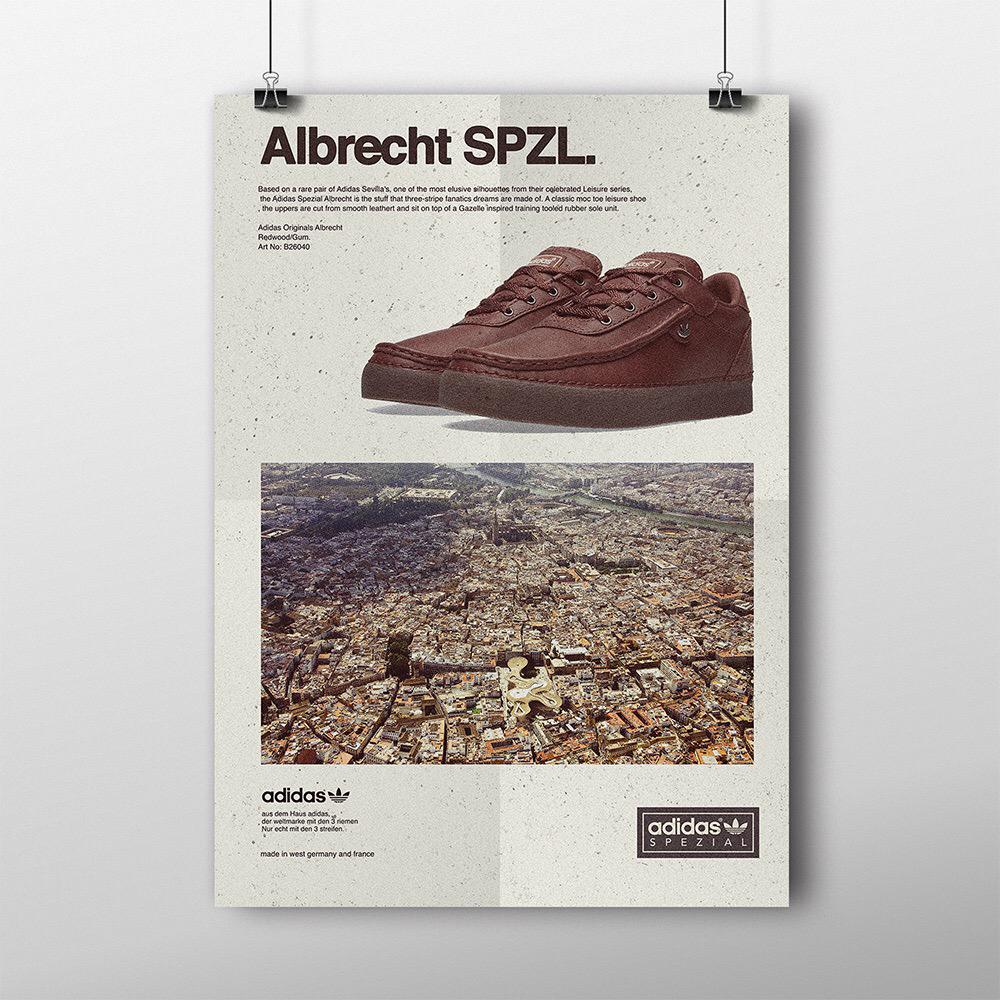 L10Studio's tweet photo. New Project: Create a series of advertisements for the SS15 Adidas X Spezial, based on 70s/80s Adidas archive artwork http://t.co/ZoOFwQDsqv