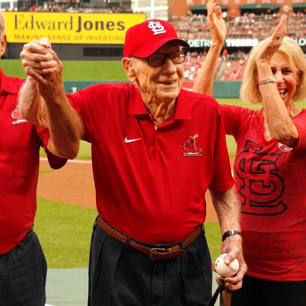 Cardinals's tweet photo. A moment that was 106 years in the making. WATCH: http://t.co/pjG0yNMpKb #CardsInsider http://t.co/UbB5nMa7pB
