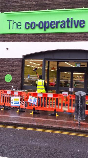 marksaway_c's tweet photo. #builders clean for refurb to @CooperativeFood. http://t.co/fgQxUFZmc2 http://t.co/8nPYvDJ1Ks