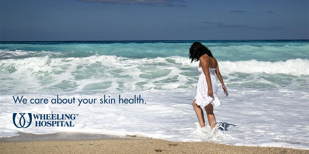 Examine your skin for discolored moles, growths, spotting, & discoloration. #WeCare bit.ly/1GLGU88