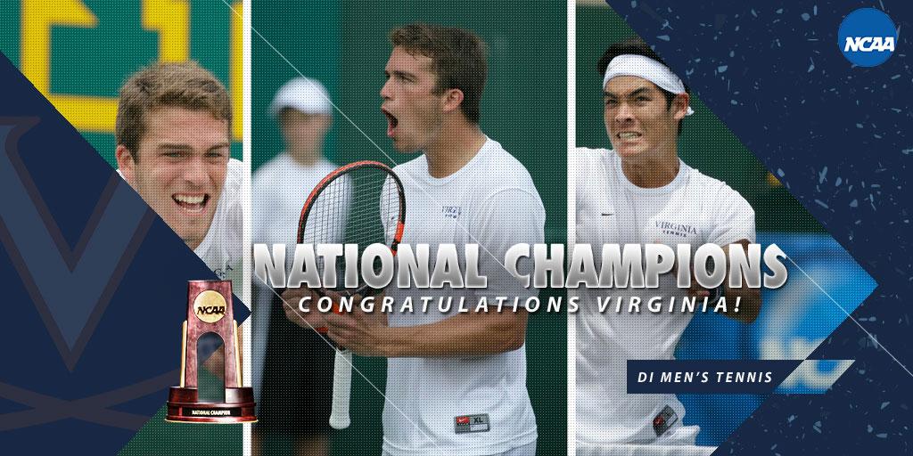 UVA's tweet photo. #GoHoos! RT @NCAA: Game. Set. Match. CHAMPIONSHIP!

http://t.co/zkK4xtTCyB