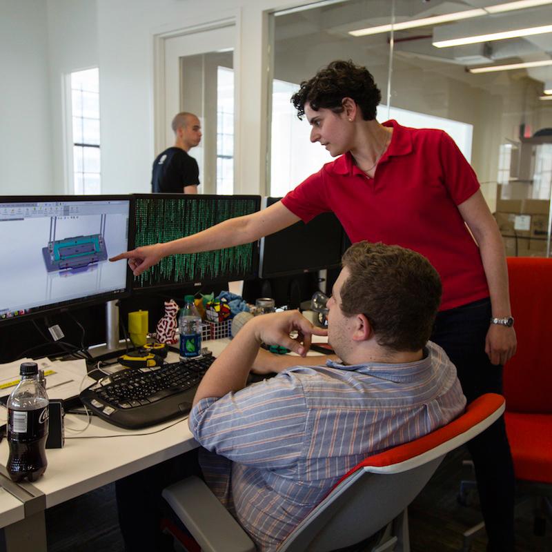 makerbot's tweet photo. See how the MakerBot Factory is using #MakerBot Replicators to streamline its assembly line http://t.co/bRD7nCwKND http://t.co/p6kgU9Yezc