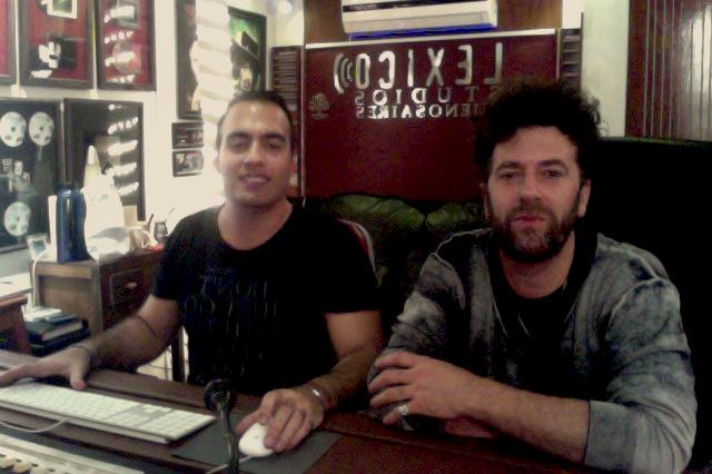 Trabajando con Palo Pandolfo en lo que va a ser su nuevo disco de estudio.