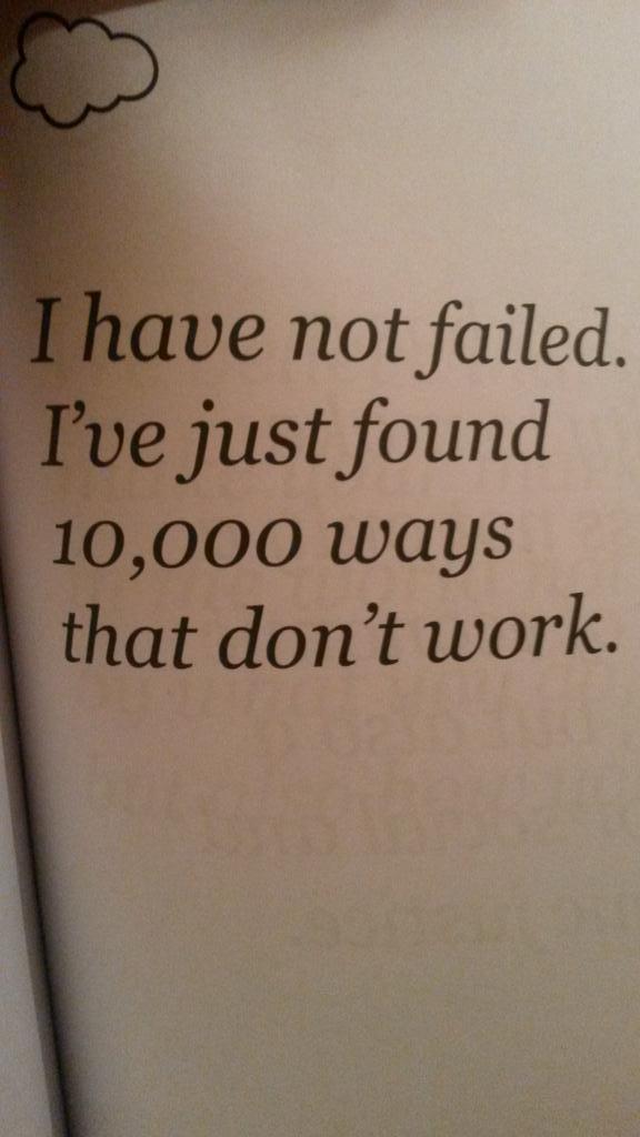 caseyjfleisch's tweet photo. @jeremywaite #significantbrands #ihavenotfailed #thomasedison http://t.co/tYfYql0NyD