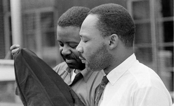 TheAtlantic's tweet photo. Fifty two years ago today MLK wrote "Letter from Birmingham Jail." Read the full text here: http://t.co/ovVvUFOod1 http://t.co/vJHtLk0TlX