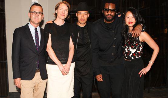 Behind the scenes at last night's 
<a href="/Woolmark/">The Woolmark Company</a> &amp; <a href="/CFDA/">Council of Fashion Designers of America</a> fête for <a href="/MPATMOS/">M.PATMOS</a> &amp; <a href="/PublicSchoolNYC/">Public School</a>: bit.ly/1FtjXos