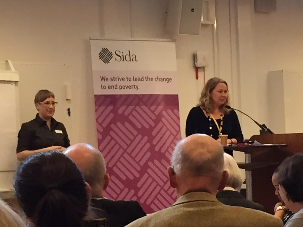 Barni_Noor's tweet photo. Seminar withUN Sp.Rapp on the rights of persons w #disabilities @Sida. Opening remarks by Dir.of Dep @MarieOttosson1 http://t.co/QbpbGXcYtx