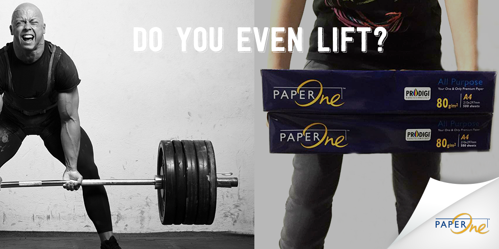 paperoneglobal's tweet photo. We can lift weights too! ๐#SEAgames2015 #paperjokes #doyouevenlift http://t.co/fAyOhW5RB2