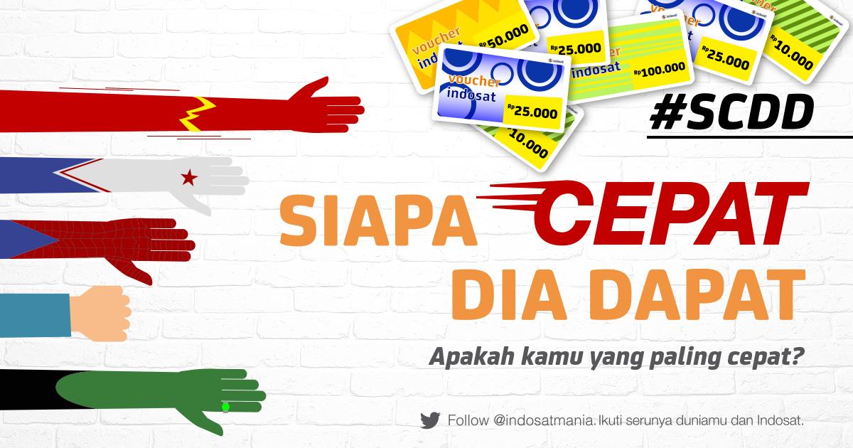 indosatim3's tweet photo. Vouchernya bakal mimin keluarin setelah 75 RT! Yuk, yuk, Mimin tungguin RT kamu sebelum mulai. :D #SCDD http://t.co/QxNqRIJeP1