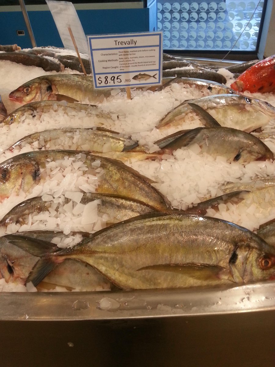 These Trevally in our shop were caught using set nets on the flats of the Parengarenga Harbour! #AFM #FreshestinAKL
