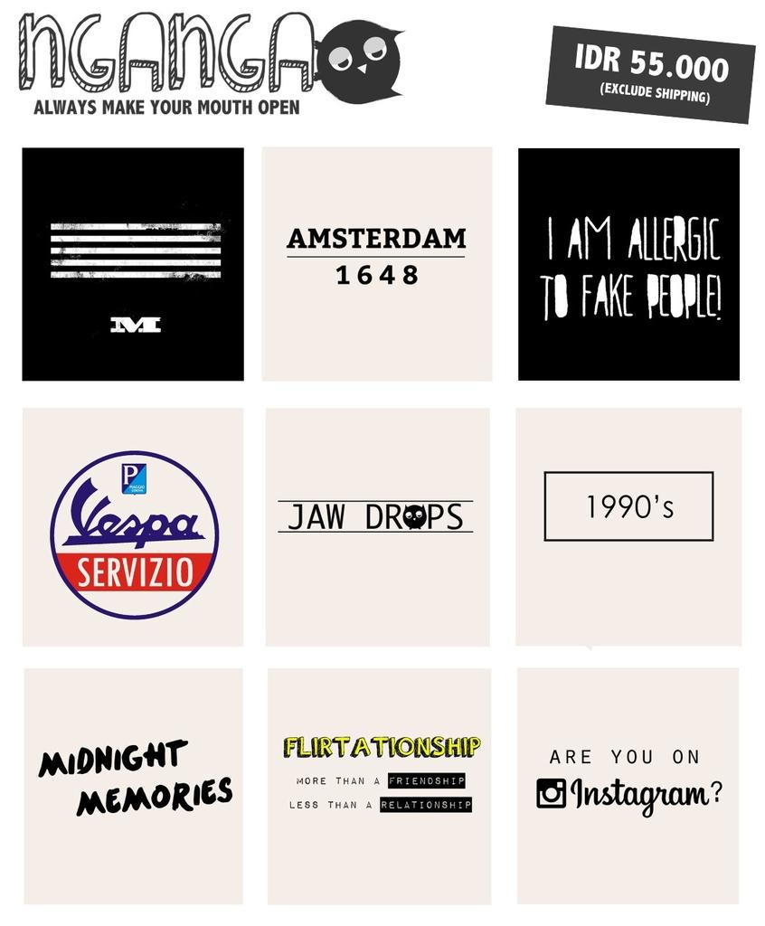 Open Pre-Order Nganga Canvas Bag (25 may - 8 June) order now! Only IDR. 55.000