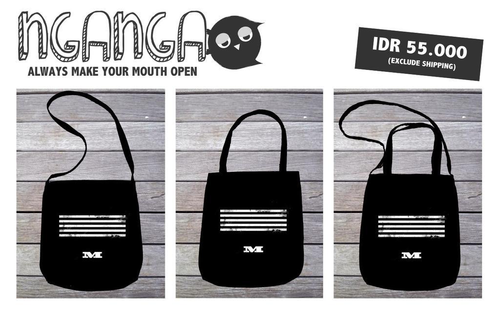 Open Pre-Order Nganga Canvas Bag "Big Bang" (25 may - 8 June) order now! Only IDR. 55.000