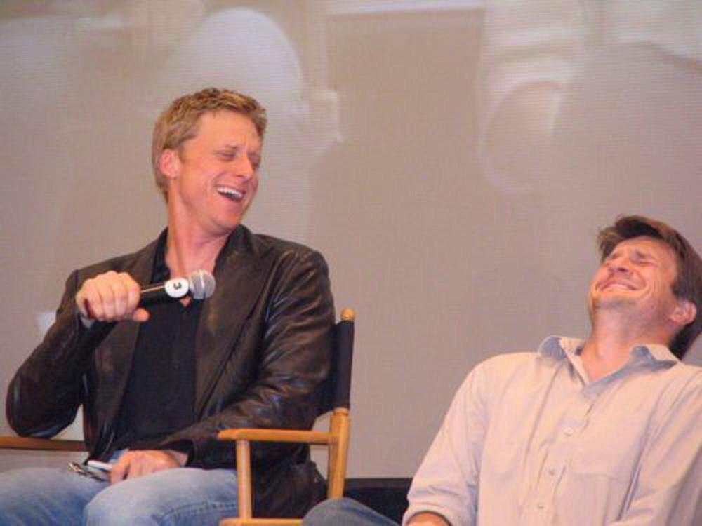 TheCaskett's tweet photo. #2DaysToDCC
#WeekendLongOrgasm
Because it doesn't get any better than these two together
@NathanFillion @alan_tudyk http://t.co/IhbCVQWFum