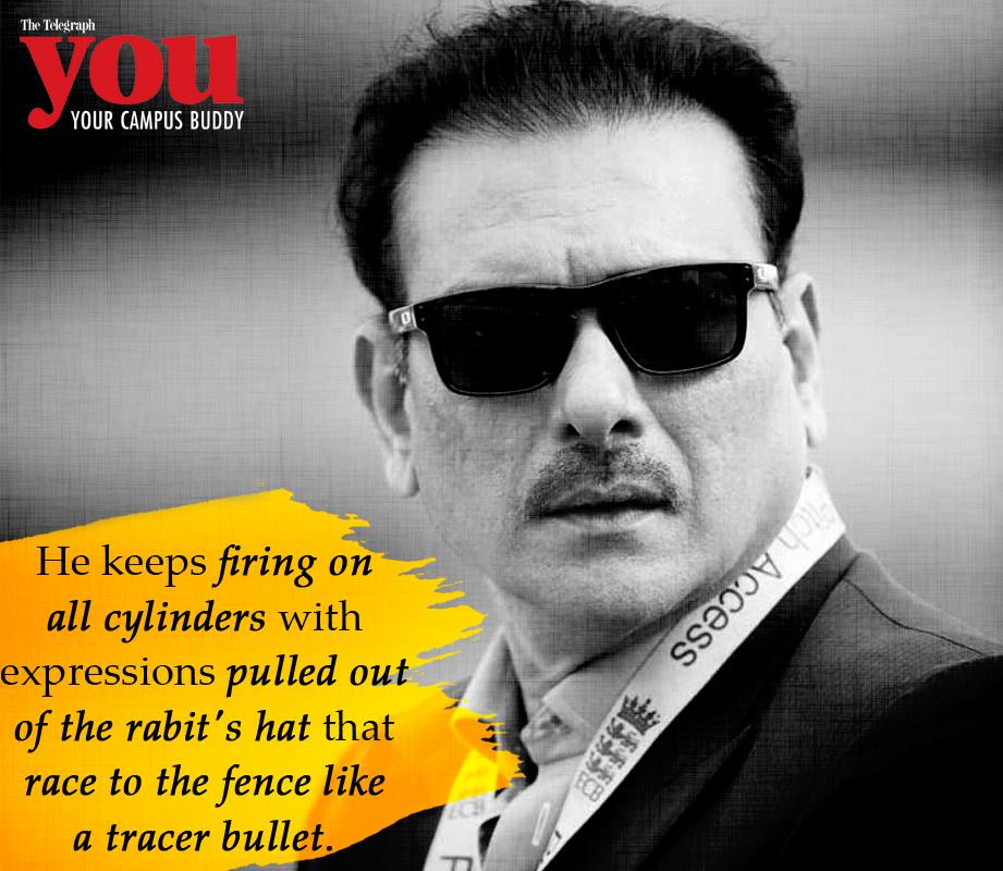 Let\s give it up for the man who ensures that the crowd get its money\s worth. Happy Birthday Ravi Shastri! 
