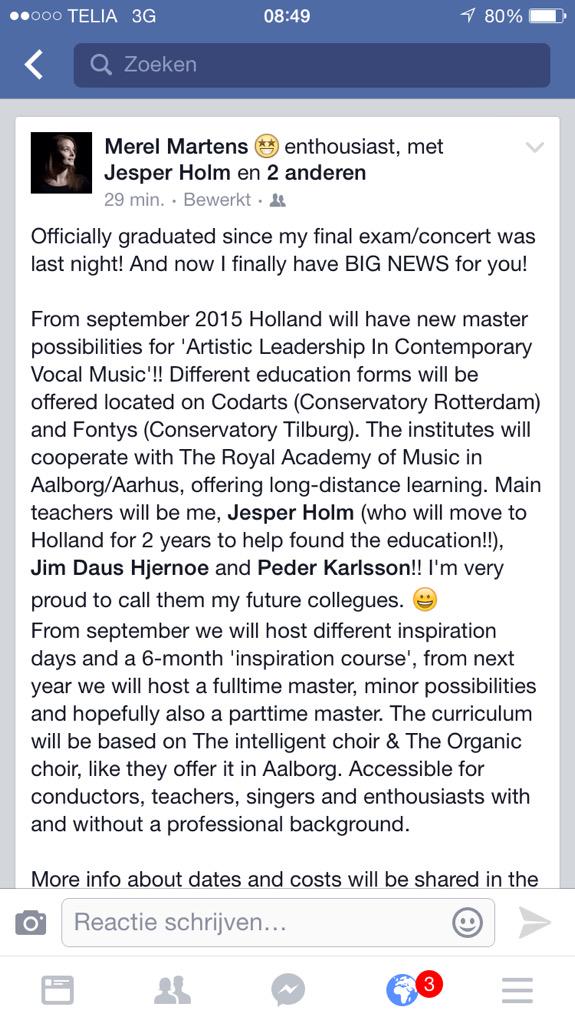 NEWS! #education #acappella #proud