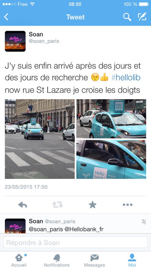 soan_paris's tweet photo. Bonjour @Hellobank_fr c'est quand les résultats svp ??? #Hellolib http://t.co/PAVLxNBUua
