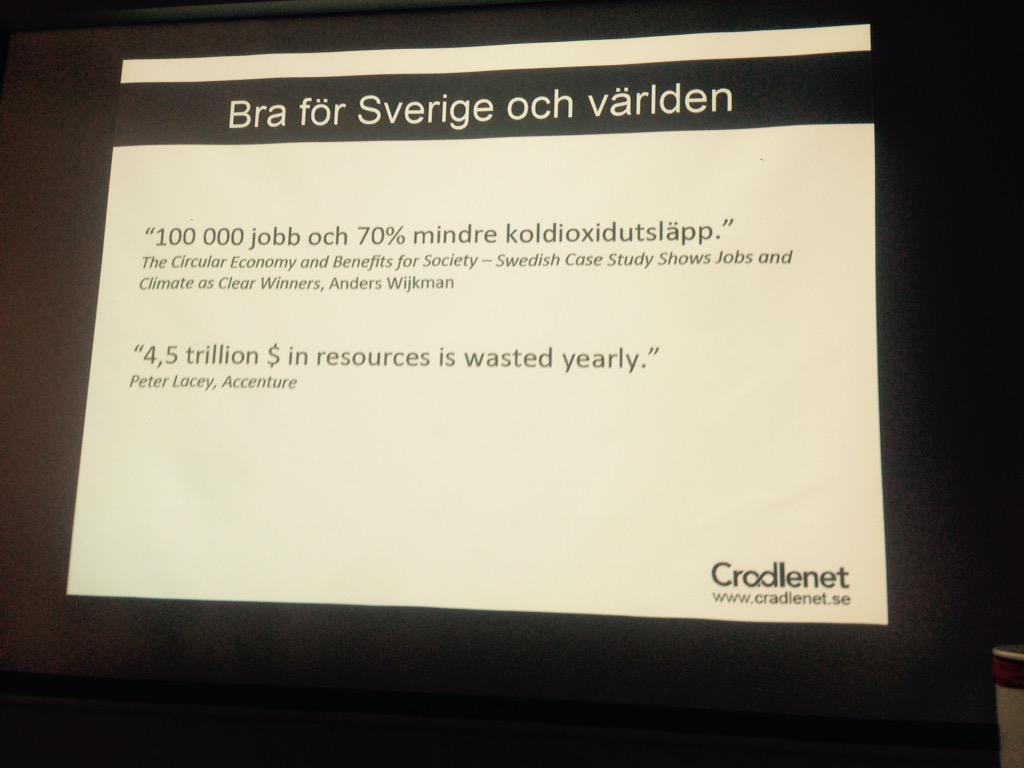IdaLemoine's tweet photo. Det finns en stor potential att tänka nytt #beteendelabbet #thegoodtribe #circulareconomy #TDfrukost http://t.co/pXQqO1ydZZ