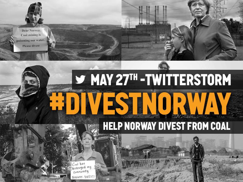 #DivestNorway - #EndCoal and provide a clean future for all <a href="/jonasgahrstore/">Jonas Gahr Støre</a> <a href="/TorsteinTS/">Torstein T. Solberg</a> <a href="/mariannemar/">marianne marinella</a> <a href="/Irahansen/">Ira Hansen</a>