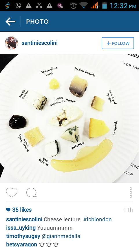 StudyAtLCB's tweet photo. We loved this pic. @santiniescolini #lcblondon #london #studyabroad #Cheese http://t.co/72gYKozGmW