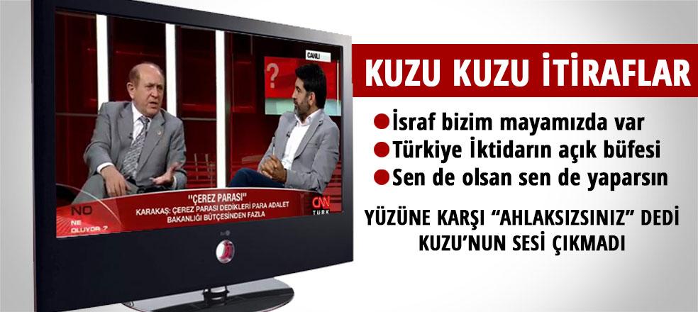 Burhan Kuzu Kuzu itiraf etti: İsraf bizim mayamızda var... Türkiye İktidarın açık büfesi...
cumhuriyet.com.tr/video/video/28…
