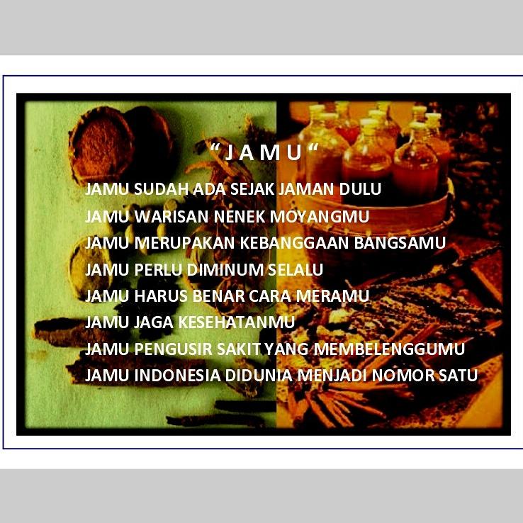 JamuDay's tweet photo. Selamat Hari Jamu Nasional 27 Mei 2015 !!!
kultwit jamu by : Made Ayu @HMPPI #JamuDay #Jamu part 20 http://t.co/zzRZPUS5Nd