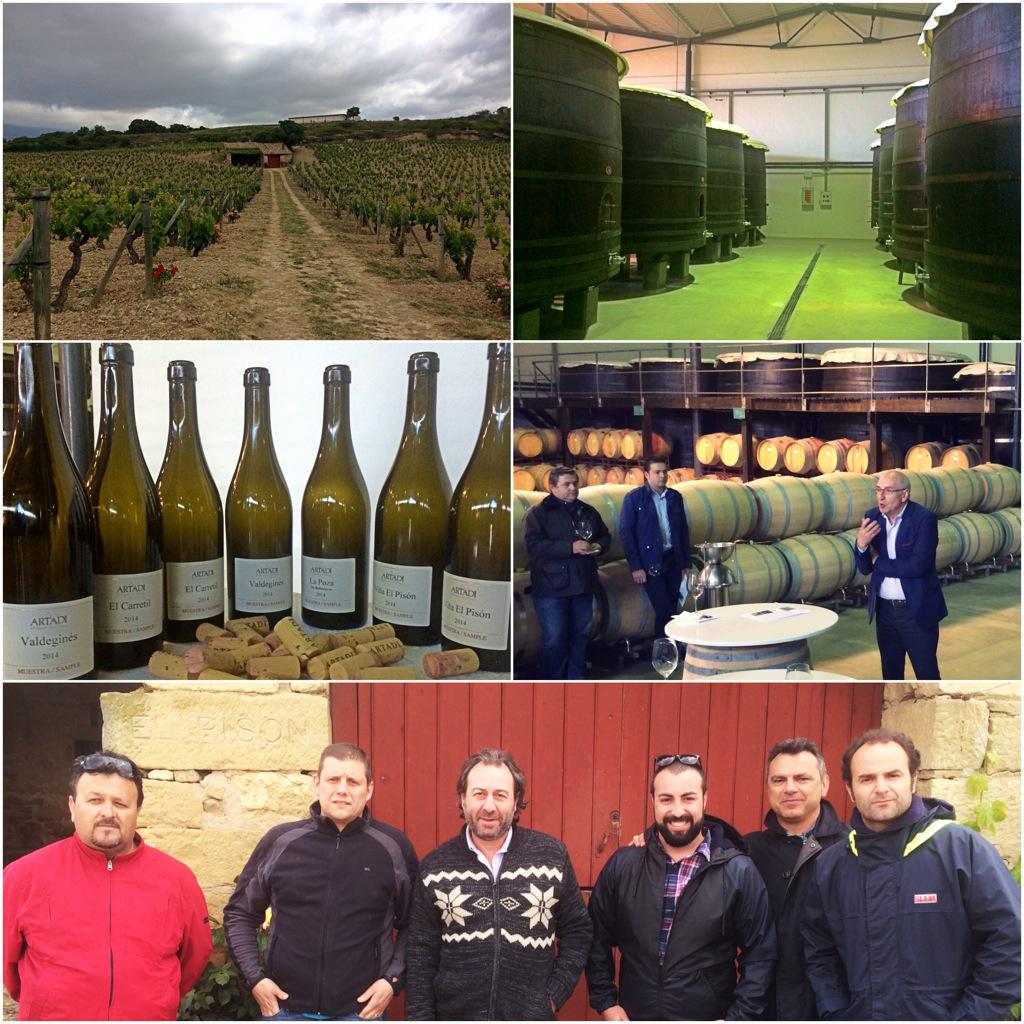 Arrocesymarisco's tweet photo. Gracias @artadi_es Un sueño hecho realidad #Primeur2014 #ElPison #laeticadelanaturaleza #winelovers @JaCoBOANguiAno http://t.co/UPQjjW68Hs