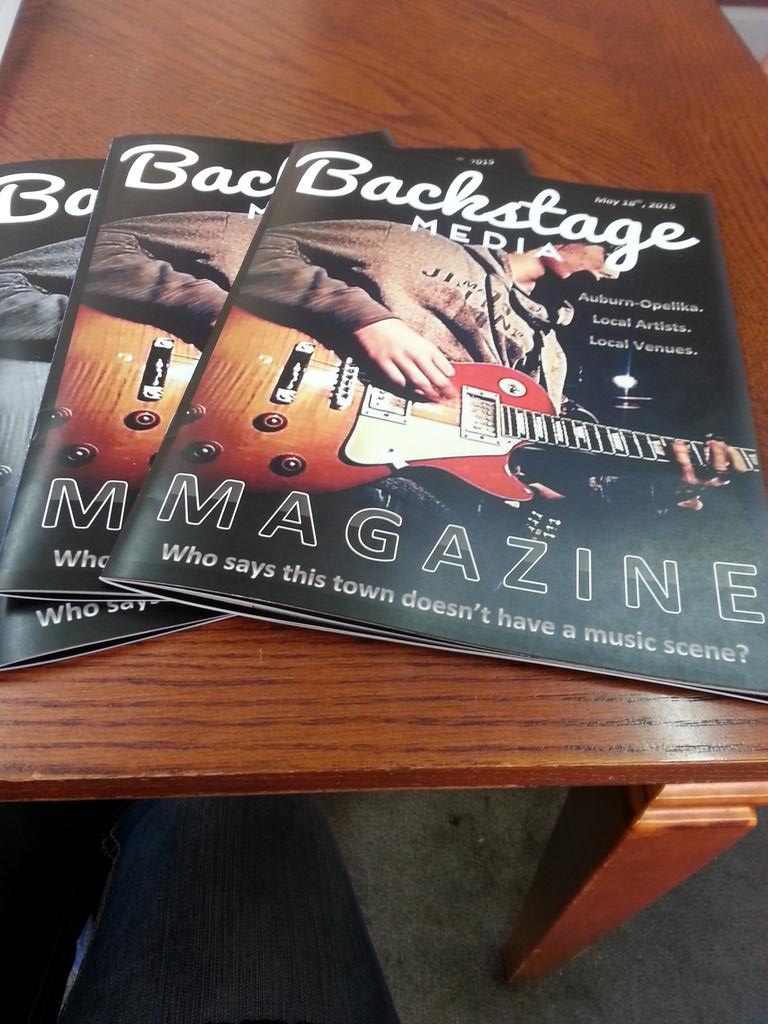 backstage_media's tweet photo. Have you got YOUR copy yet? #backstagemedia #magazine #localmusic #localvenues #you're welcome #auburn #opelika http://t.co/LvfHotoknD