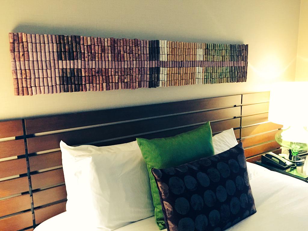 sctosf's tweet photo. Loving my ombré wine cork wall @KimptonSEA #hotelvintage #businesstravel #OOO http://t.co/1zt8wGrqZA