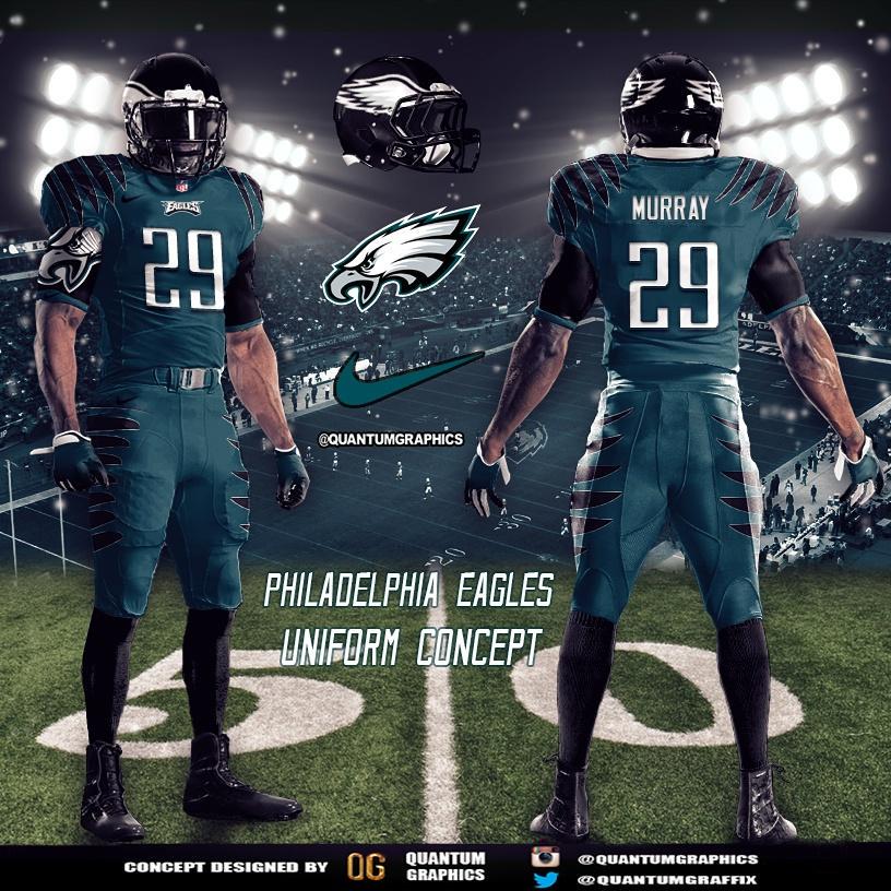 Quantum Graphics on Twitter: "Philadelphia Eagles Uniform ...